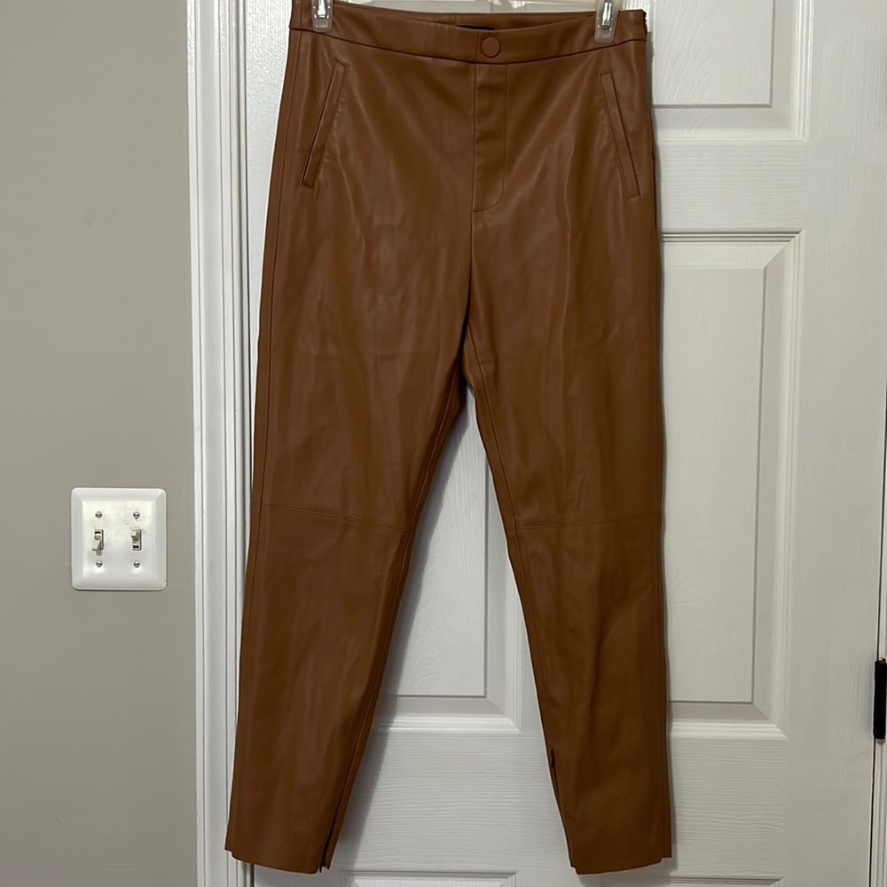 Zara Faux Leather Pants